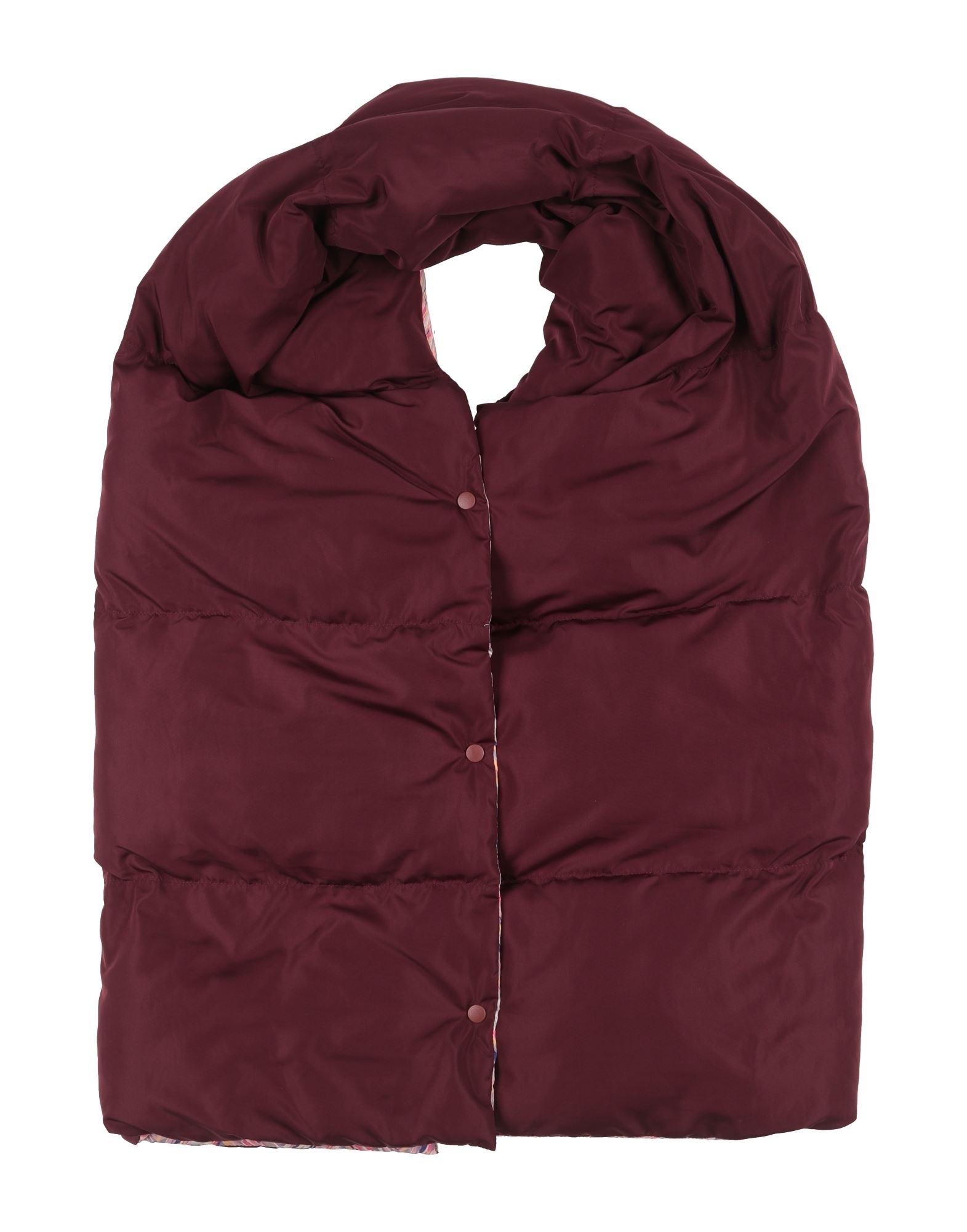 스카프 & 머플러, 테크니컬 패브릭, 시그니처 프린트, 브랜드 로고, 내부 인조퍼, 더블 페이스, 드라이클리닝, 표백 금지, 건조기 사용불가. 이미지