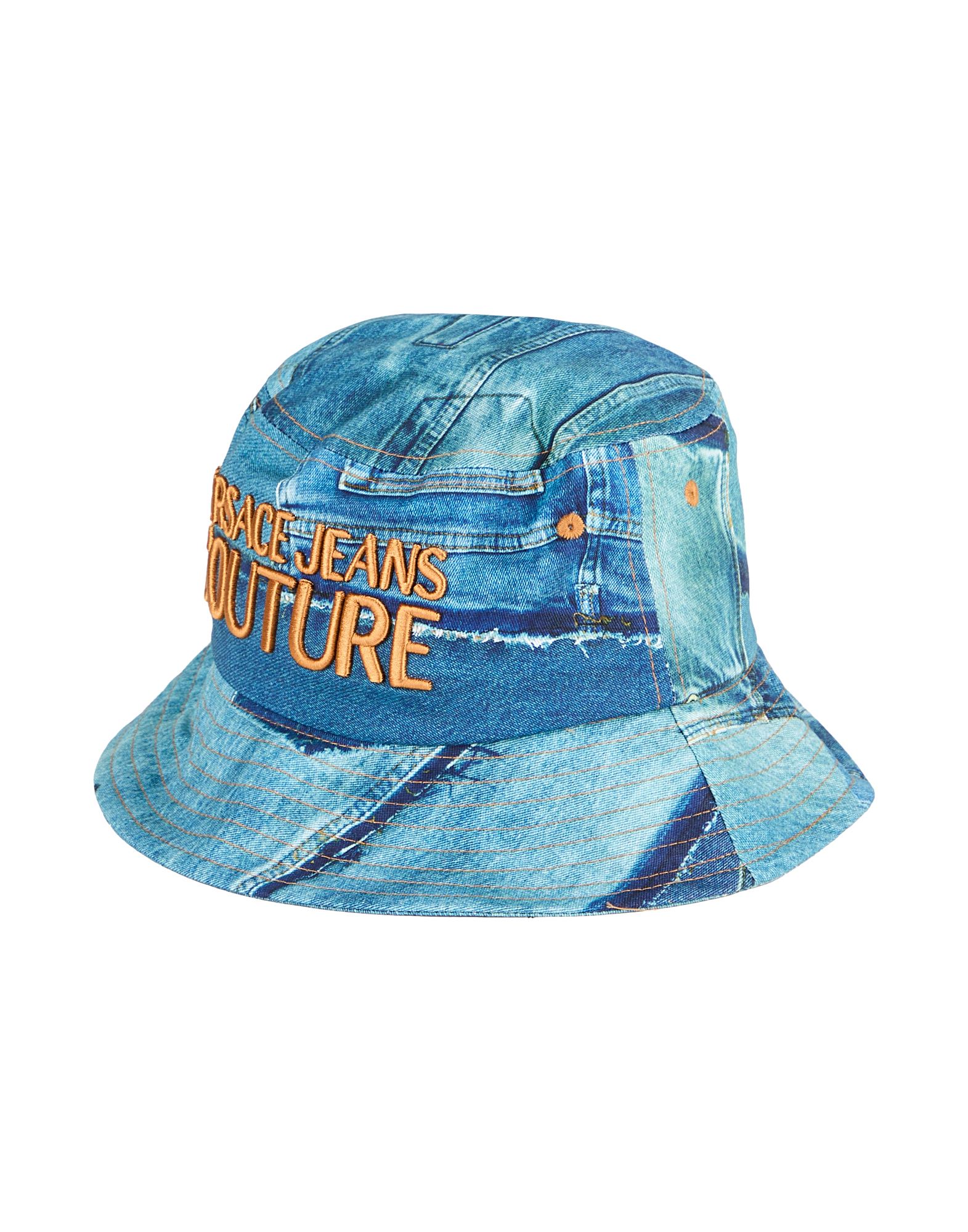 버킷 햇, 우븐, 멀티컬러 패턴, 자수 로고 장식, 미디움 브림, 세탁기로 세탁, 표백 금지, 건조기 사용불가. 이미지