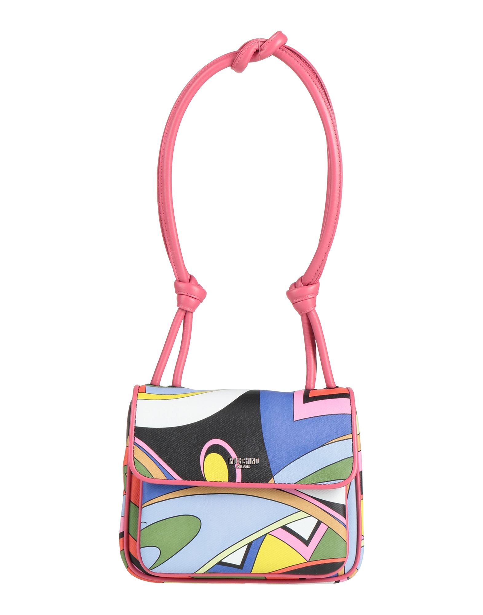 플랩백, 가죽, 멀티컬러 패턴, 브랜드 로고, 마그네틱 클로져, 안감있음, 싱글 핸들, 스몰 스타일, 동물성 비섬유 자재 함유. 이미지