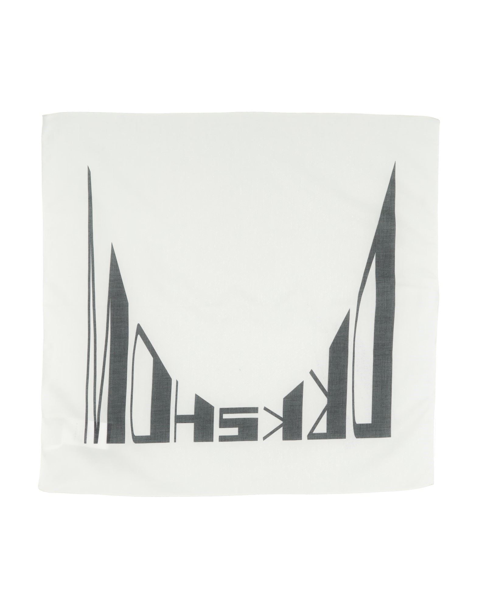 스카프, 우븐, 투톤 패턴, 브랜드 로고. 이미지