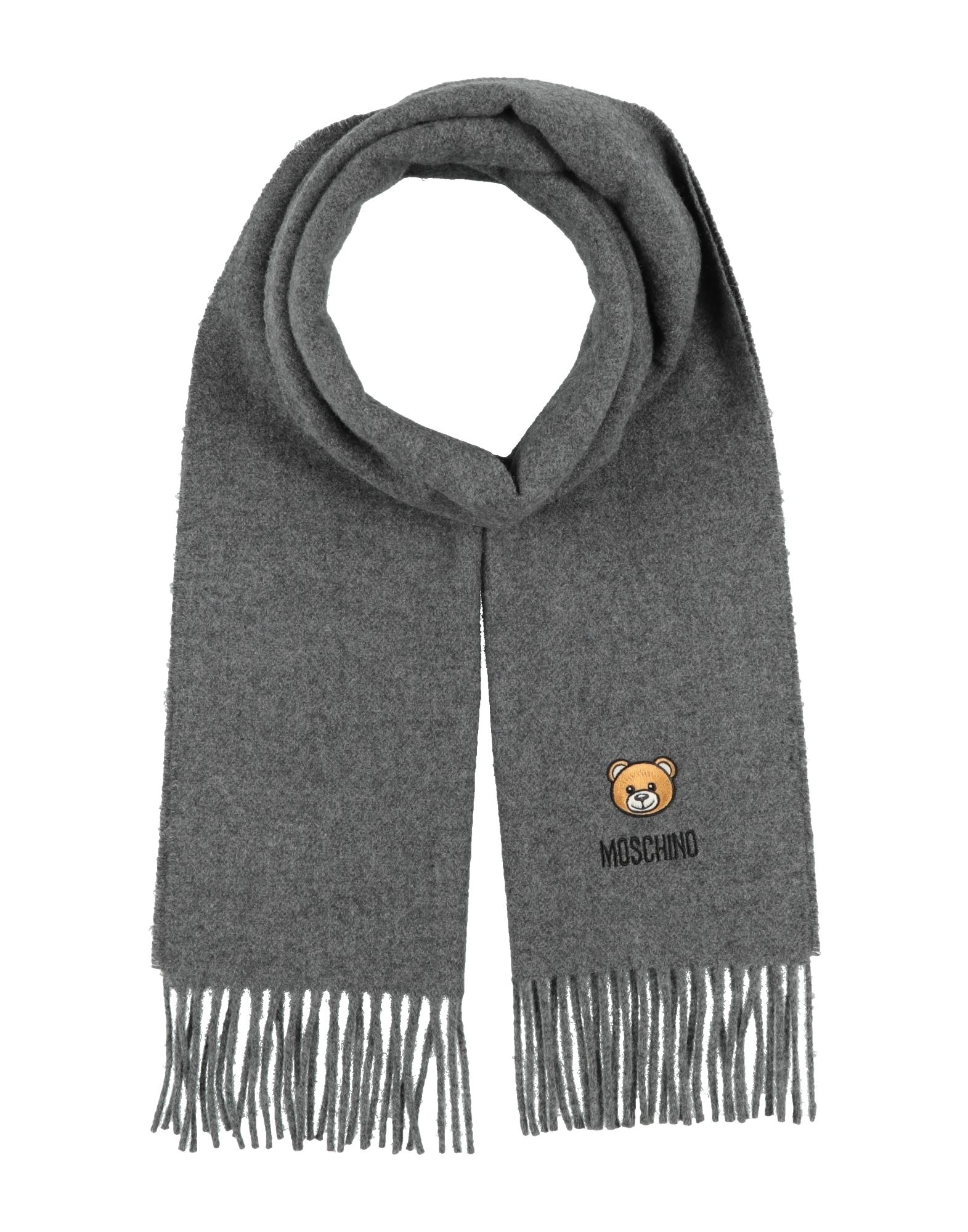 스카프 & 머플러, 울, 장식 디테일 솔리드 컬러, 자수 로고 장식, 프린지, 드라이클리닝, 표백 금지, 건조기 사용불가. 이미지