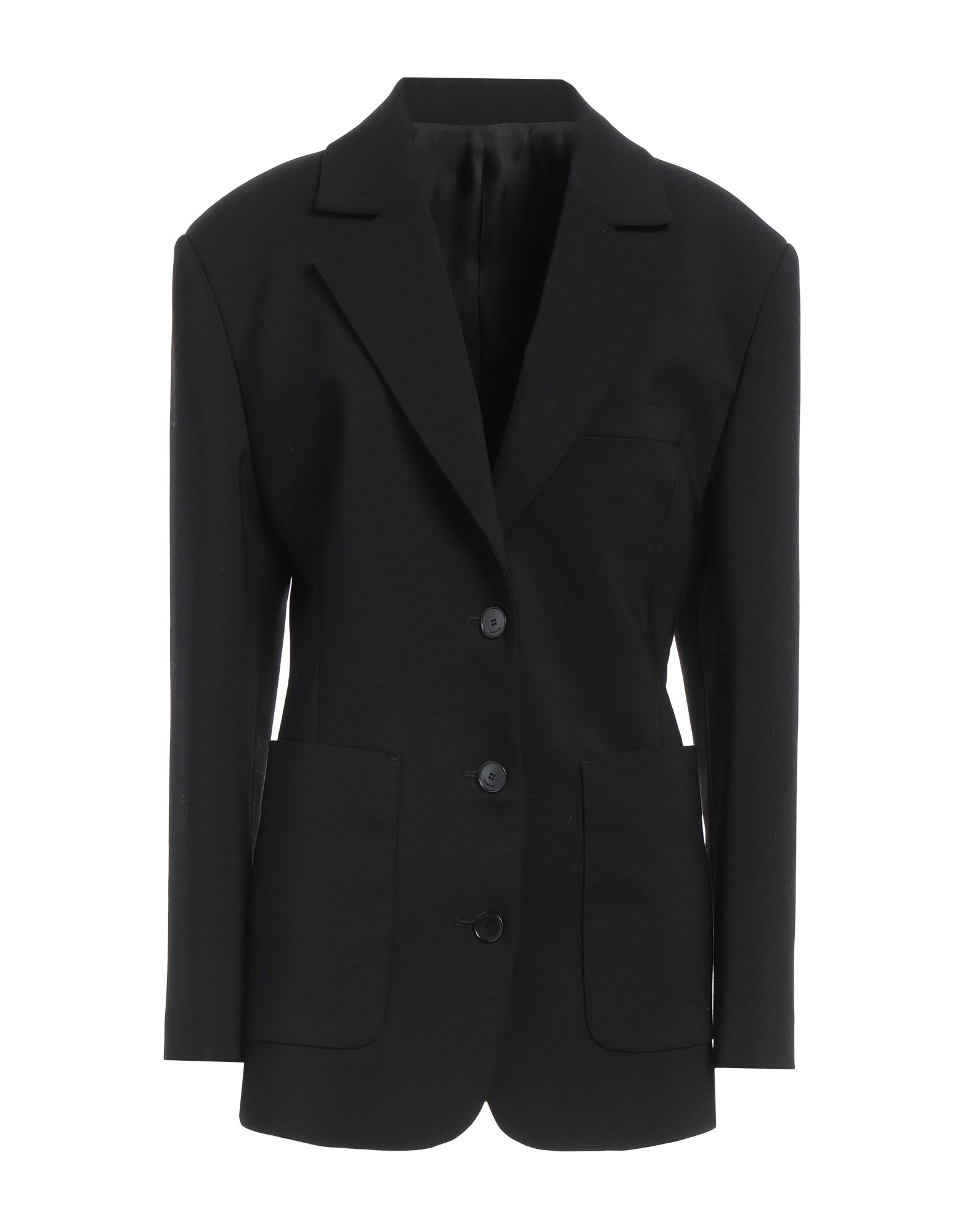 울 보일, 장식 부착 없음, 솔리드 컬러, 라펠, 롱 슬리브, 안감있음, 버튼 여밈, 멀티 포켓, 스트레치, 드라이클리닝, 표백 금지, 건조기 사용불가, 싱글 브레스티드 블레이저, 이 브랜드는 사이즈가 크게 나옵니다. 이미지