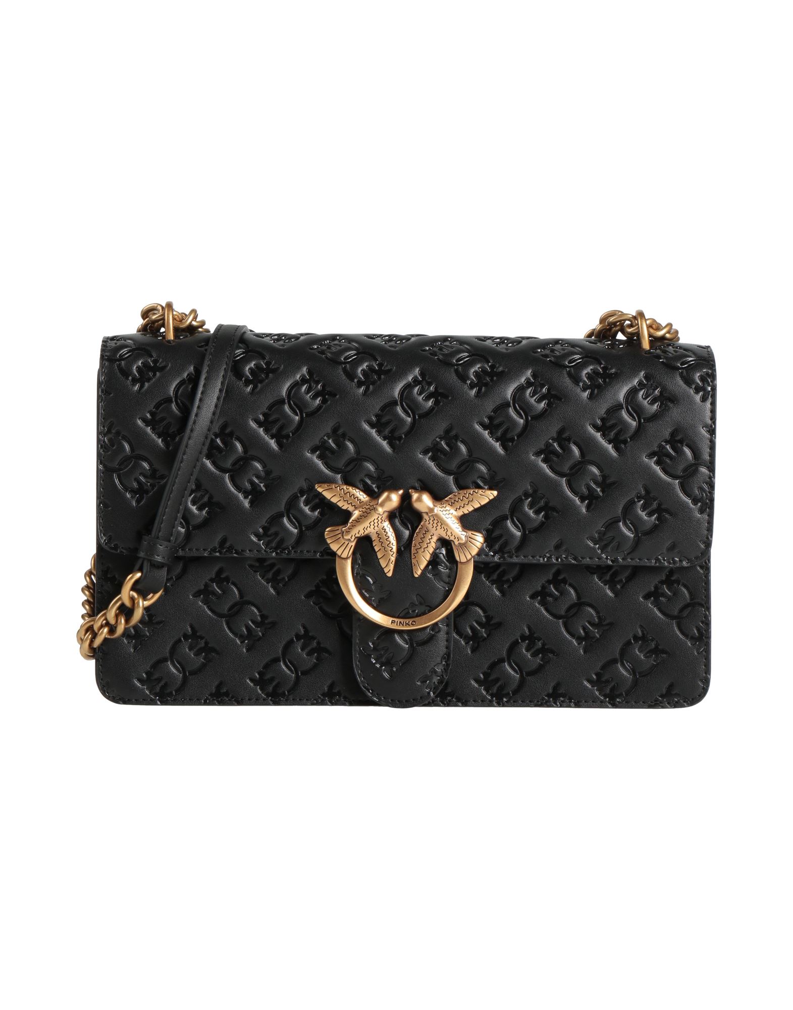 플랩백, 텍스처드 가죽, 솔리드 컬러, 브랜드 로고, 장식 효과, 마그네틱 클로져, 안감있음, 내부 지퍼 포켓, 싱글 핸들, 미디엄 스타일, 동물성 비섬유 자재 함유. 이미지