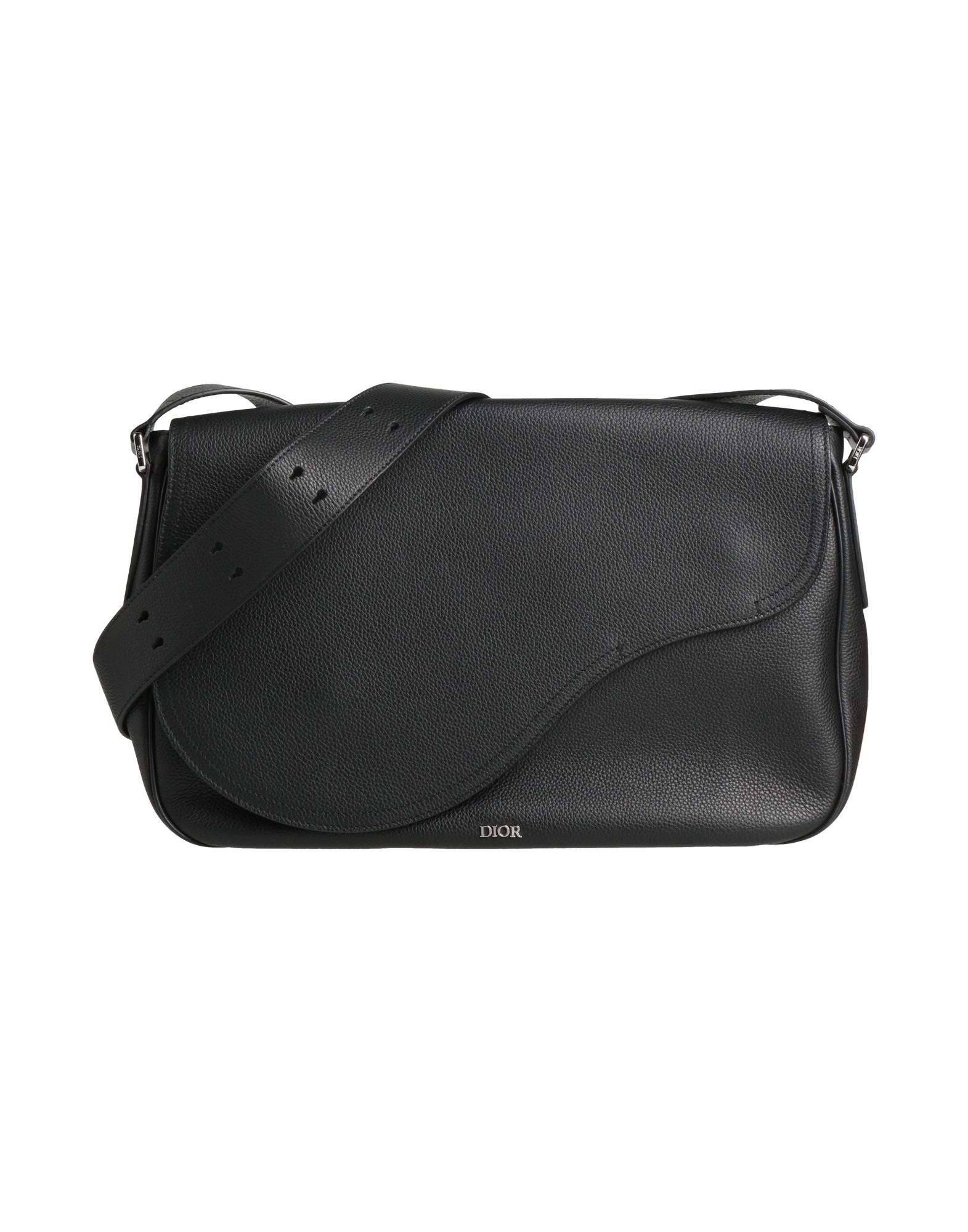 노트북 가방, 페블 효과 가죽, 솔리드 컬러, 브랜드 로고, 마그네틱 클로져, 노트북 수납공간, 내부 포켓, 조절가능 숄더 스트랩, 라지 스타일, 동물성 비섬유 자재 함유. 이미지