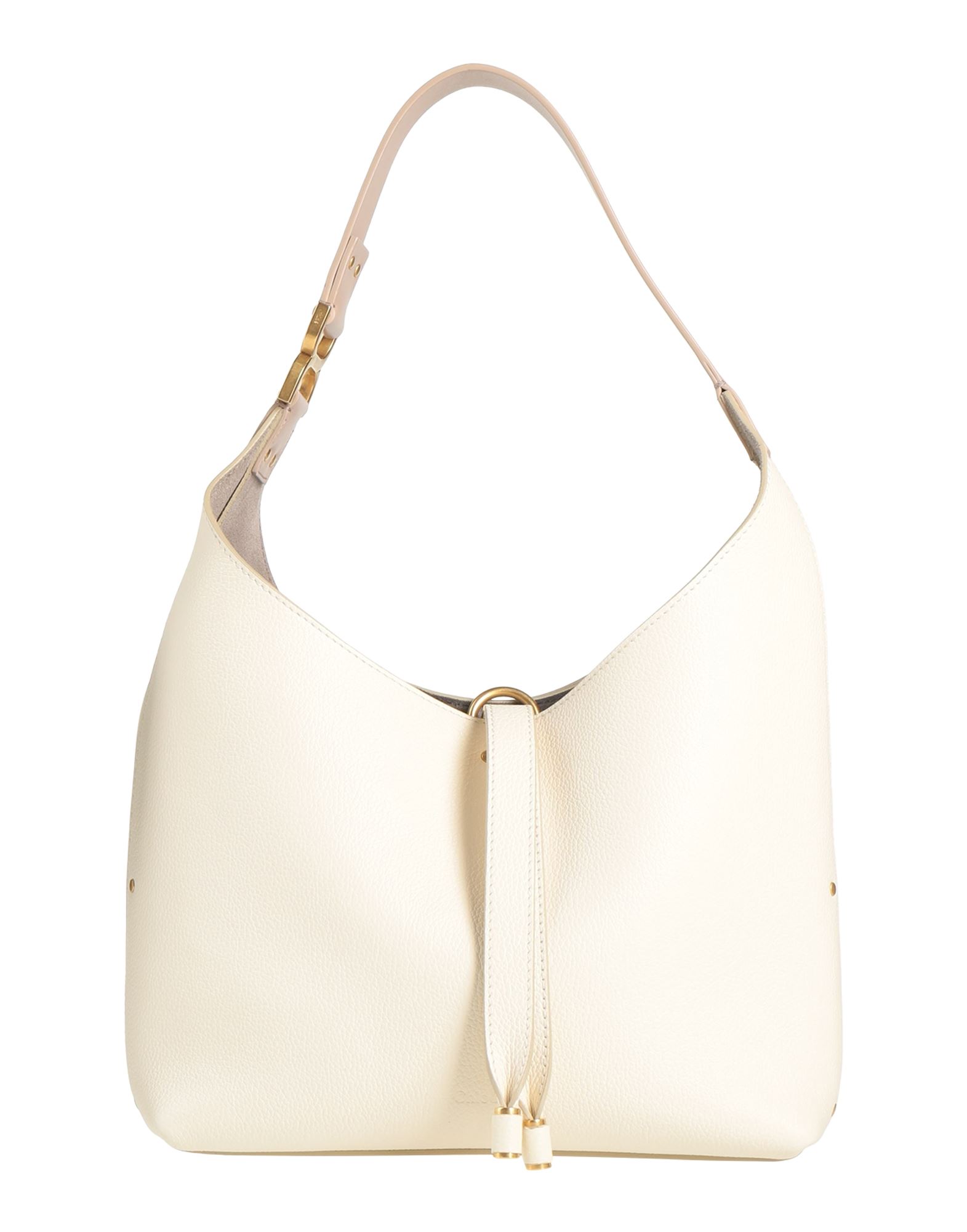 호보백, 페블 효과 가죽, 솔리드 컬러, 브랜드 로고, 가죽 소재의 내부, 내부 지퍼 포켓, 싱글 핸들, 라지 스타일, 동물성 비섬유 자재 함유. 이미지