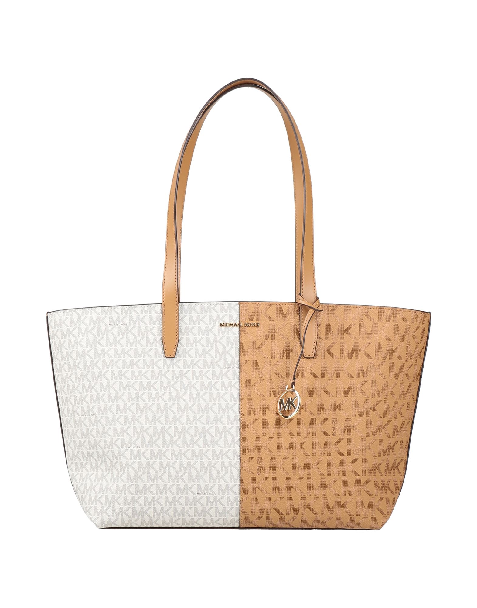 토트백, 인조가죽, 로고 디자인, 브랜드 로고, 디테쳐블 디테일, 지퍼 여밈, 안감있음, 내부 지퍼 포켓, 더블 핸들, 맥시 스타일, 동물성 비섬유 자재 함유. 이미지