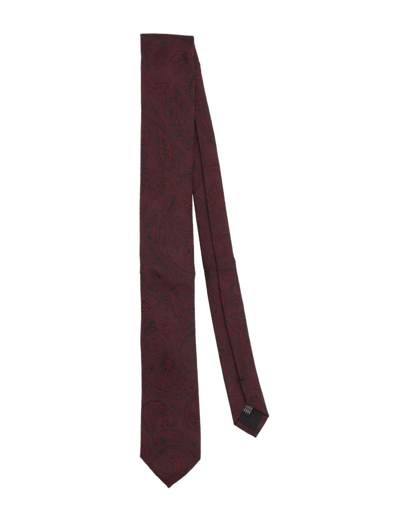 넥타이, 자카드, 페이즐리 패턴, 장식 부착 없음, 오피스 룩이나 특별한 날에 적합한 품격 있는 포멀 스타일. 이미지