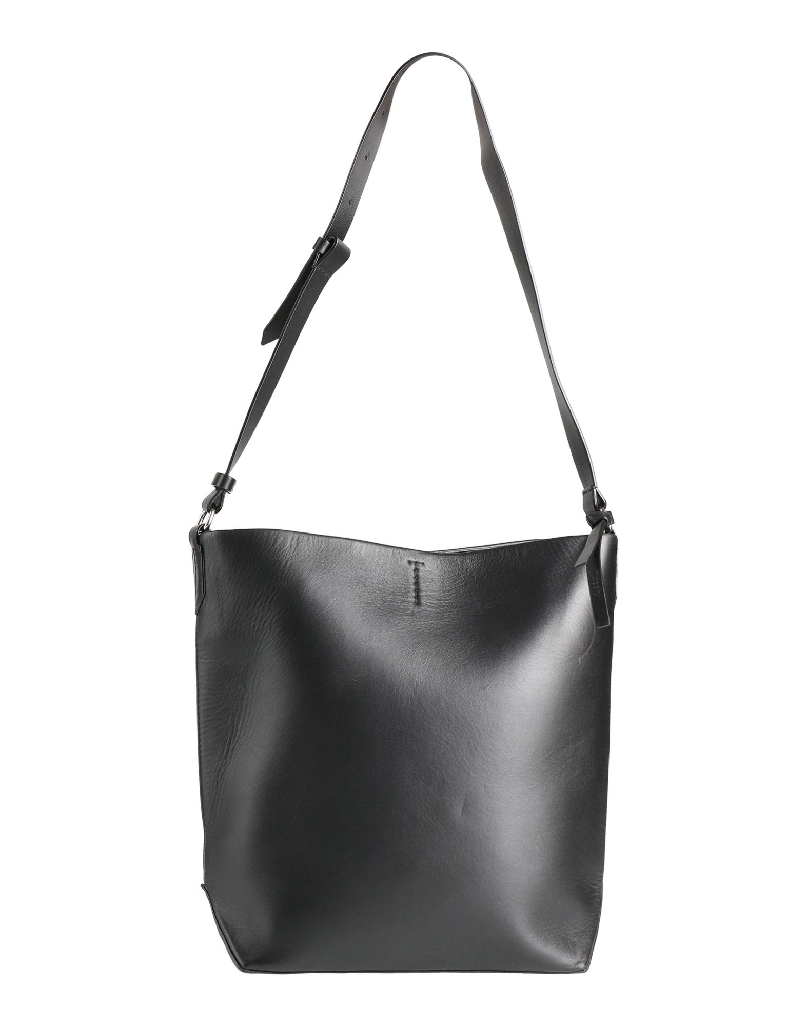 버킷백, 가죽, 솔리드 컬러, 장식 부착 없음, 마그네틱 클로져, 안감있음, 내부 지퍼 포켓, 싱글 핸들, 스티프 바닥, 라지 스타일, 동물성 비섬유 자재 함유. 이미지