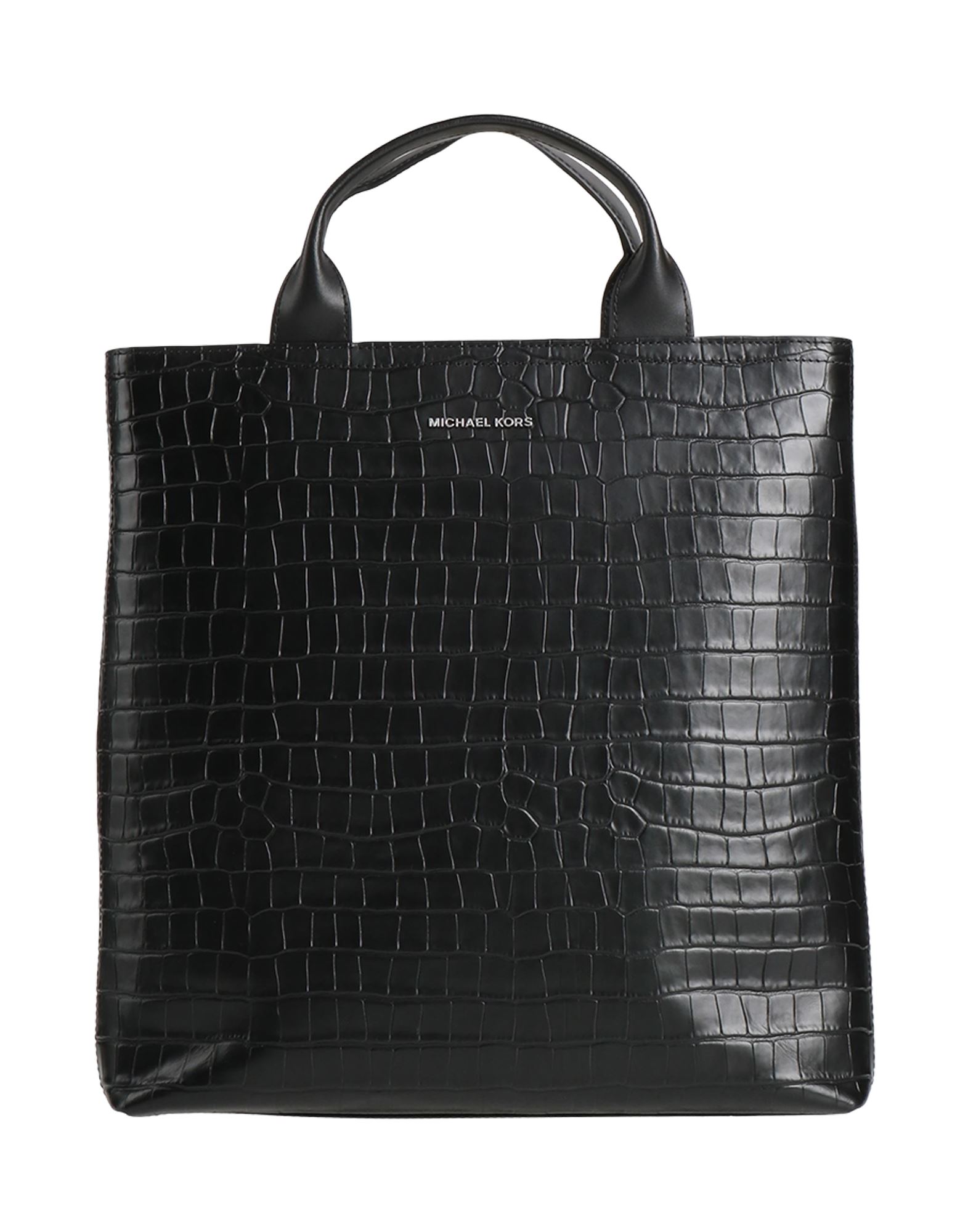 토트백, 가죽, 크로커다일 프린트, 브랜드 로고, 지퍼 여밈, 안감있음, 내부 포켓, 더블 핸들, 탈착가능 숄더 스트랩, 라지 스타일, 동물성 비섬유 자재 함유. 이미지