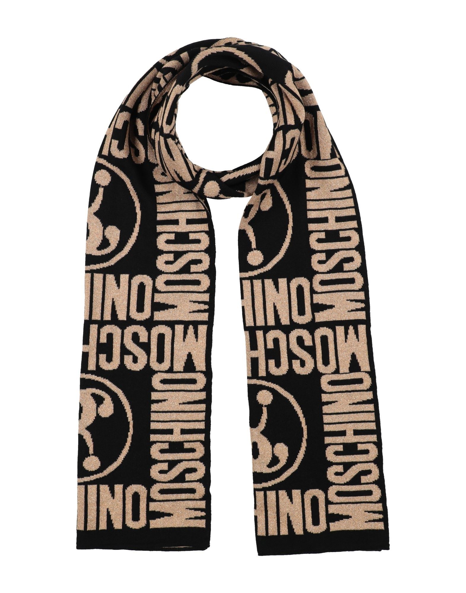 스카프 & 머플러, 니트 소재, 메탈릭 효과, 라이트웨이트 니트, 로고 디자인, 장식 부착 없음, 드라이클리닝, 표백 금지, 건조기 사용불가. 이미지