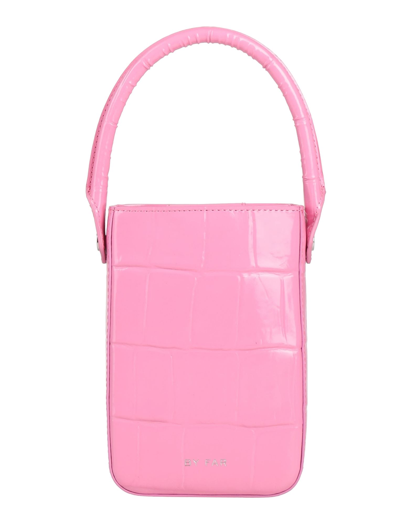 스몰 스타일, 가죽, 브랜드 로고, 크로커다일 프린트, 마그네틱 클로져, 싱글 핸들, 조절가능 숄더 스트랩, 가죽 스트랩, 동물성 비섬유 자재 함유, 핸드백. 이미지