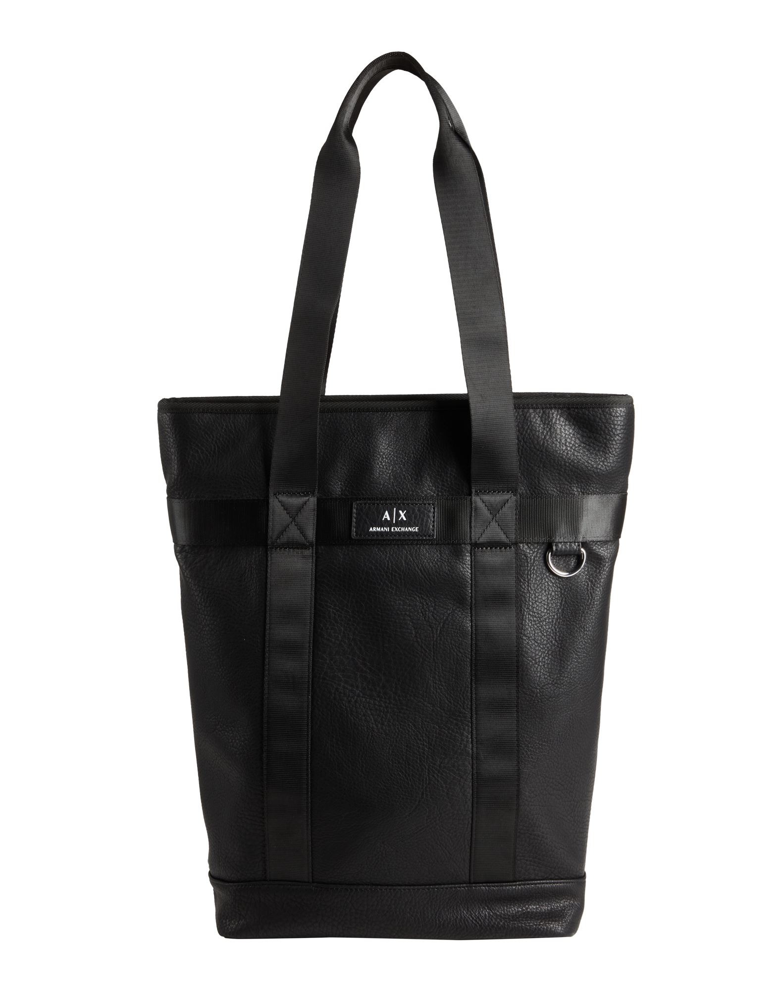 쇼퍼백, 인조가죽, 솔리드 컬러, 브랜드 로고, 지퍼 여밈, 안감있음, 더블 핸들, 라지 스타일. 이미지