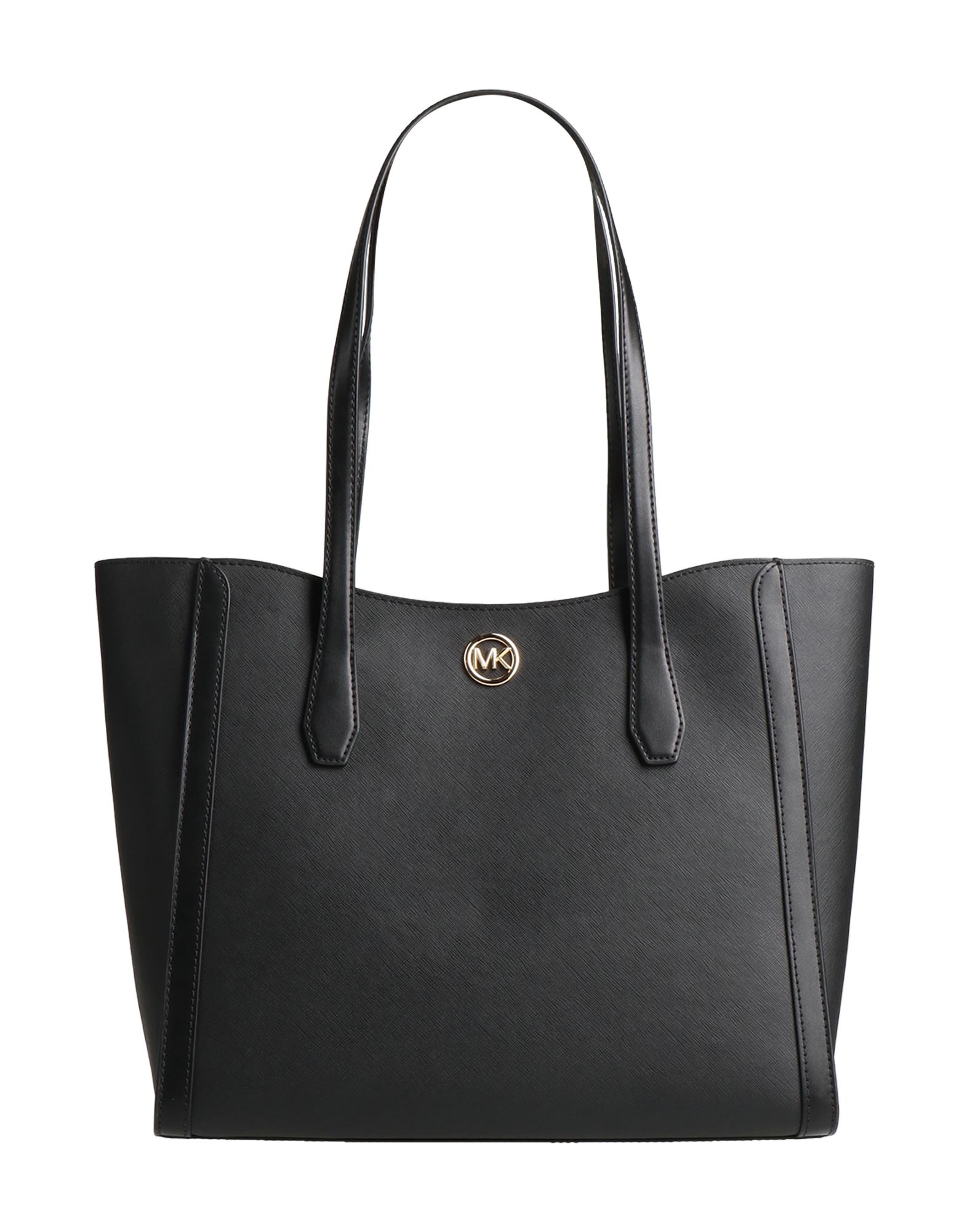 토트백, 인조가죽, 솔리드 컬러, 브랜드 로고, 지퍼 여밈, 안감있음, 내부 지퍼 포켓, 더블 핸들, 맥시 스타일. 이미지