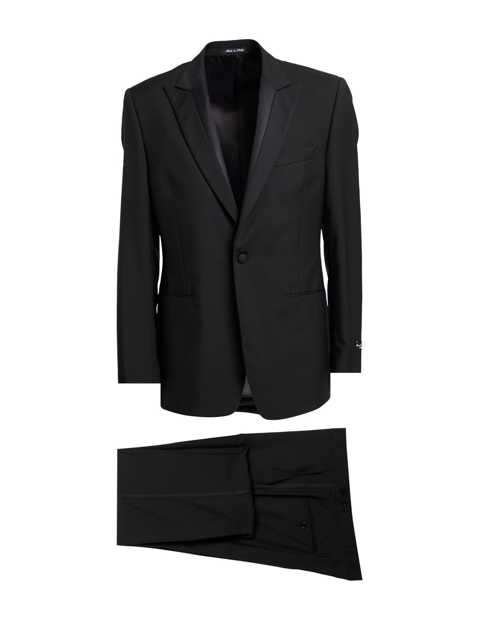 싱글 브레스티드 수트, 울 보일, 트윌, 장식 부착 없음, 솔리드 컬러, 라펠, 롱 슬리브, 안감있음, 버튼 여밈, 지퍼 여밈, 멀티 포켓, 백 슬릿, 노멀 웨이스트, 드라이클리닝, 표백 금지, 이 브랜드는 사이즈가 크게 나옵니다. 이미지