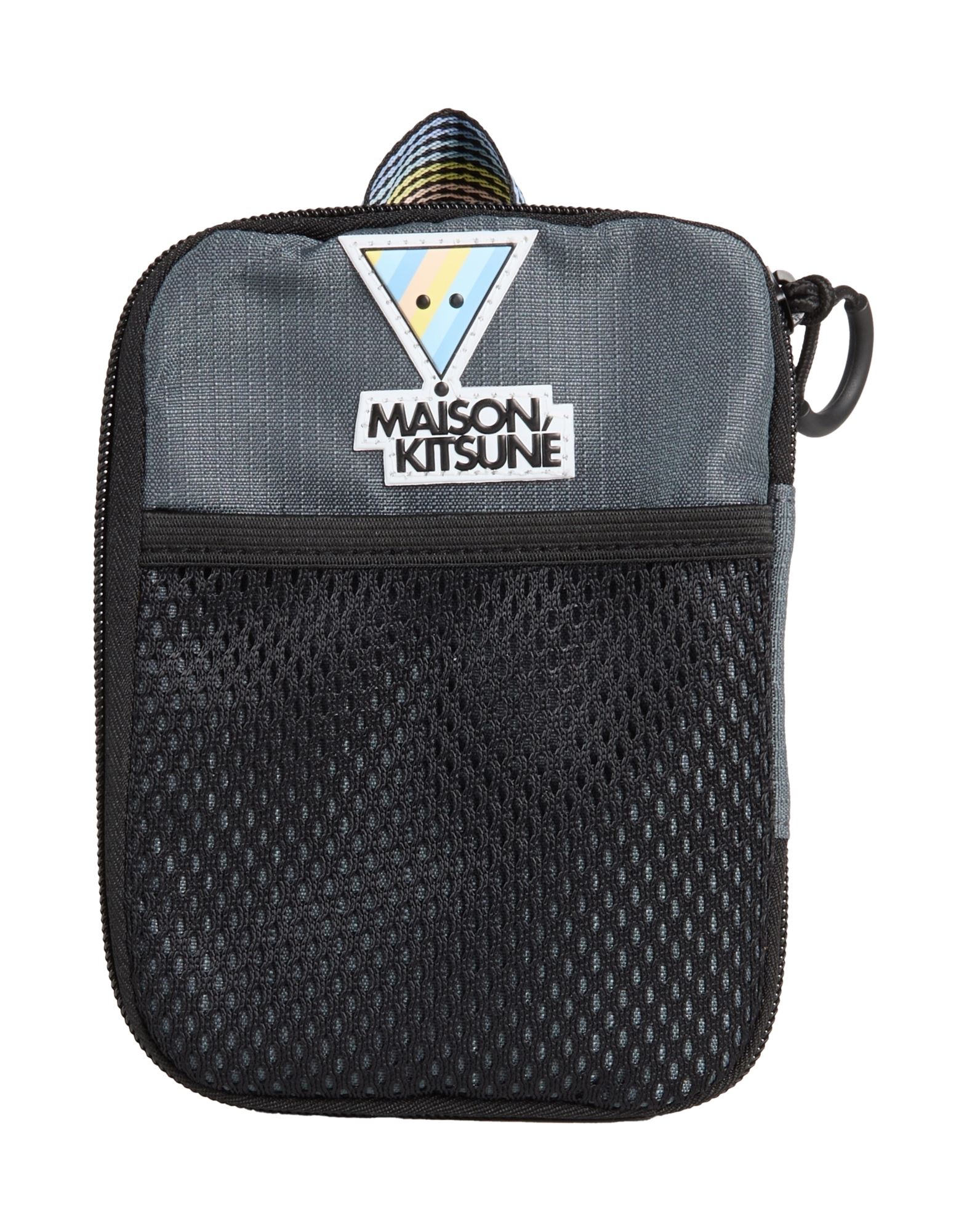 미니백, 테크니컬 패브릭, 메쉬 패브릭, 투톤 패턴, 브랜드 로고, 지퍼 여밈, 안감있음, 내부 컴파트먼트, 싱글 핸들, 미니 스타일. 이미지