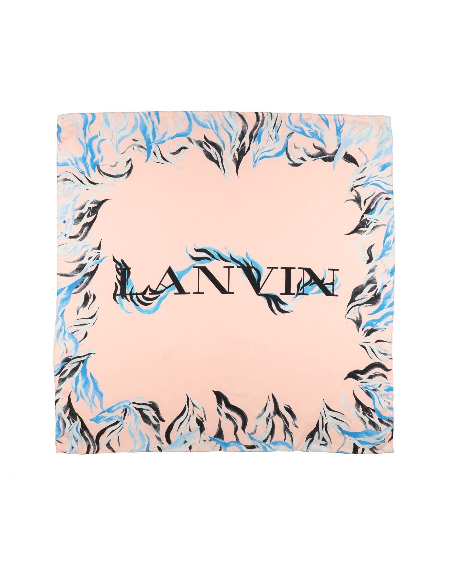 스카프, 트윌, 멀티컬러 패턴, 브랜드 로고, 드라이클리닝, 표백 금지, 건조기 사용불가. 이미지