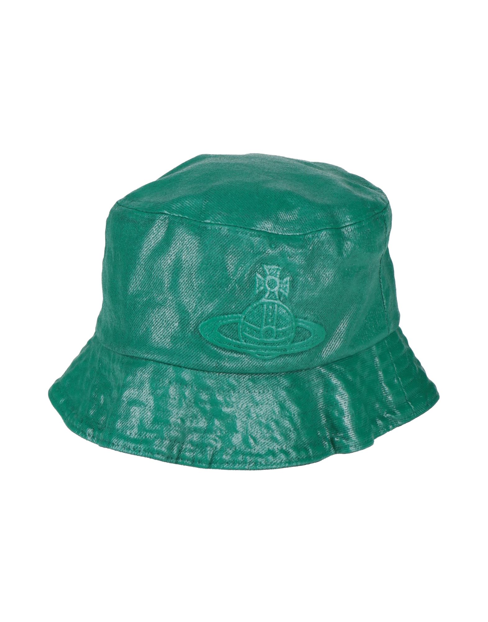 버킷 햇, 데님, 솔리드 컬러, 자수 로고 장식, 미디움 브림, 안감있음, 세탁기로 세탁, 표백 금지, 건조기 사용불가. 이미지