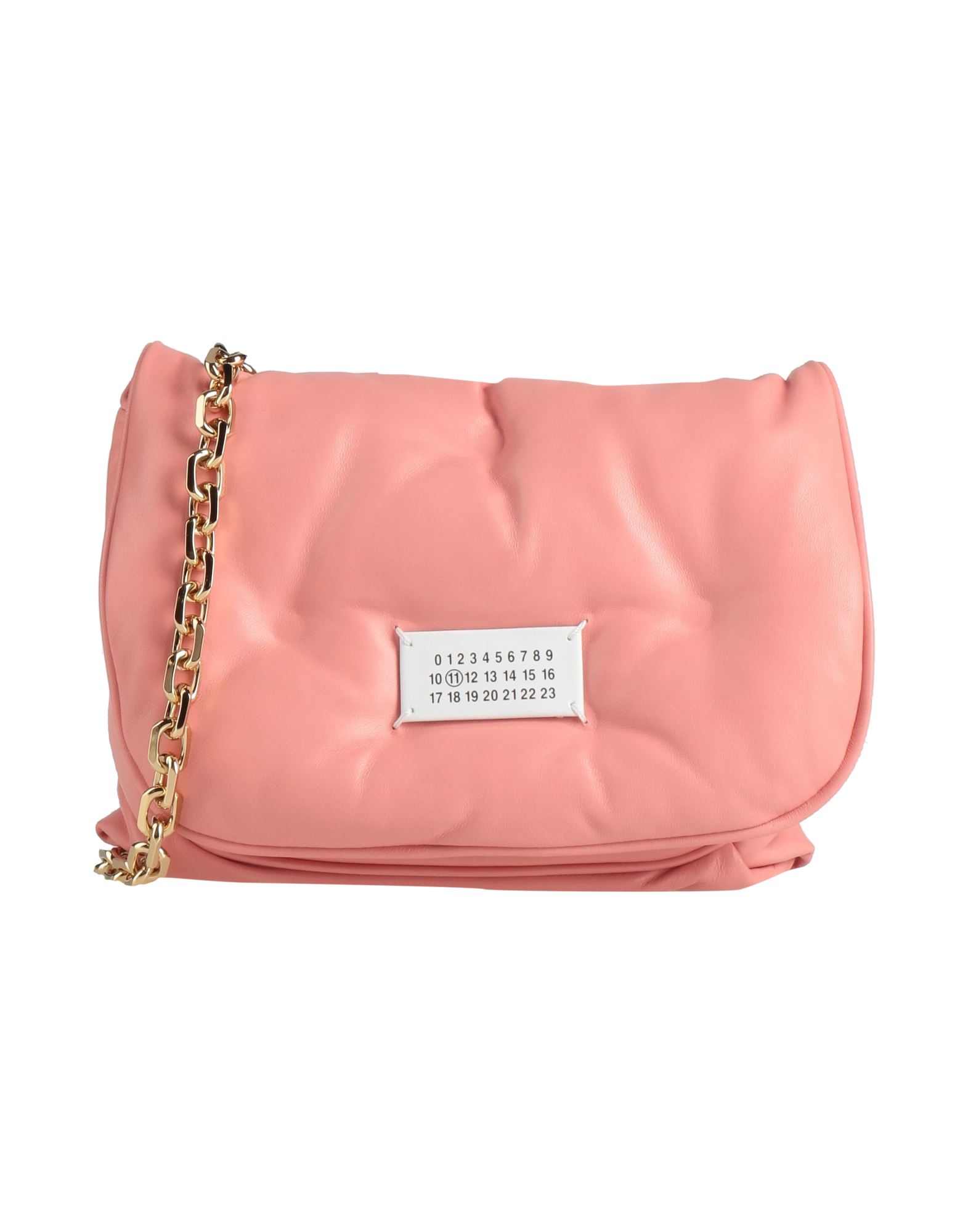 미디엄 스타일, 가죽, 브랜드 로고, 솔리드 컬러, 마그네틱 클로져, 안감있음, 내부 포켓, 동물성 비섬유 자재 함유, 플랩백. 이미지