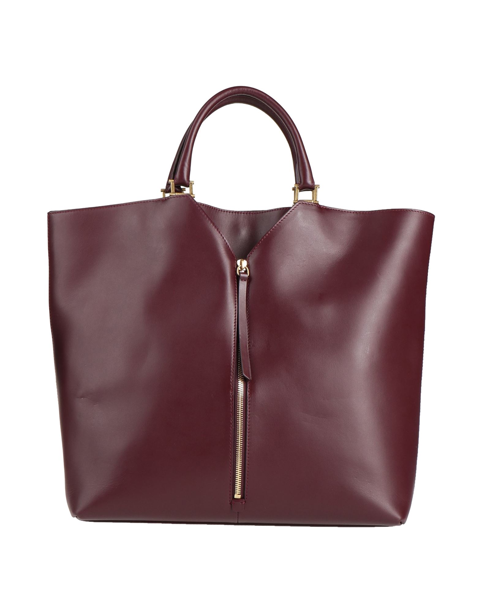 토트백, 가죽, 솔리드 컬러, 브랜드 로고, 마그네틱 클로져, 안감있음, 내부 포켓, 내부 지퍼 포켓, 더블 핸들, 탈착가능 숄더 스트랩, 스티프 바닥, 맥시 스타일, 동물성 비섬유 자재 함유. 이미지