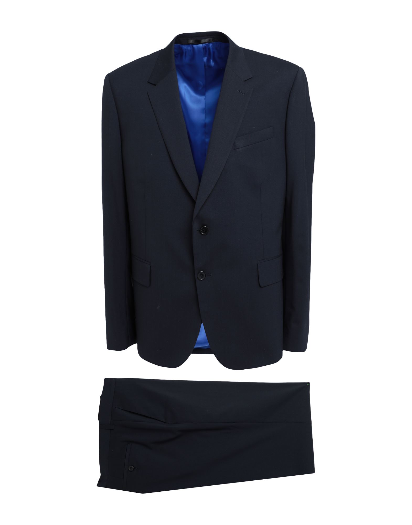 울 보일, 장식 부착 없음, 솔리드 컬러, 라펠, 싱글브레스티드, 롱 슬리브, 어깨 패드 내장, 버튼 커프스, 안감있음, 지퍼 클로저, 버튼 여밈, 멀티 포켓, 더블 백 슬릿, 하이 웨이스트, 싱글브레스티드 자켓, 라지 핏. 이미지