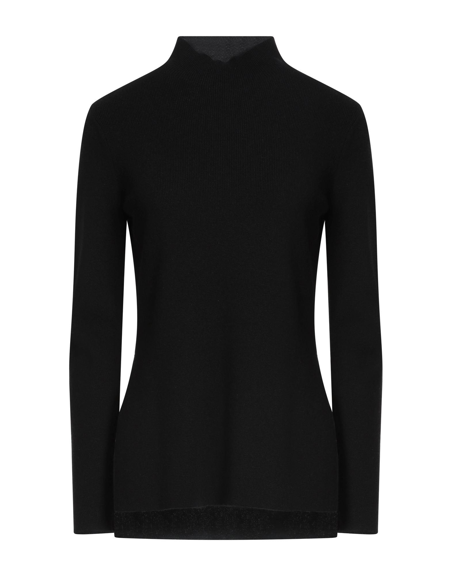 캐시미어, 라이트웨이트 니트, 장식 부착 없음, 솔리드 컬러, 터틀넥, 롱 슬리브, 사이드 슬릿 헴라인, 손세탁 또는 드라이클리닝, 표백 금지, 건조기 사용불가. 이미지