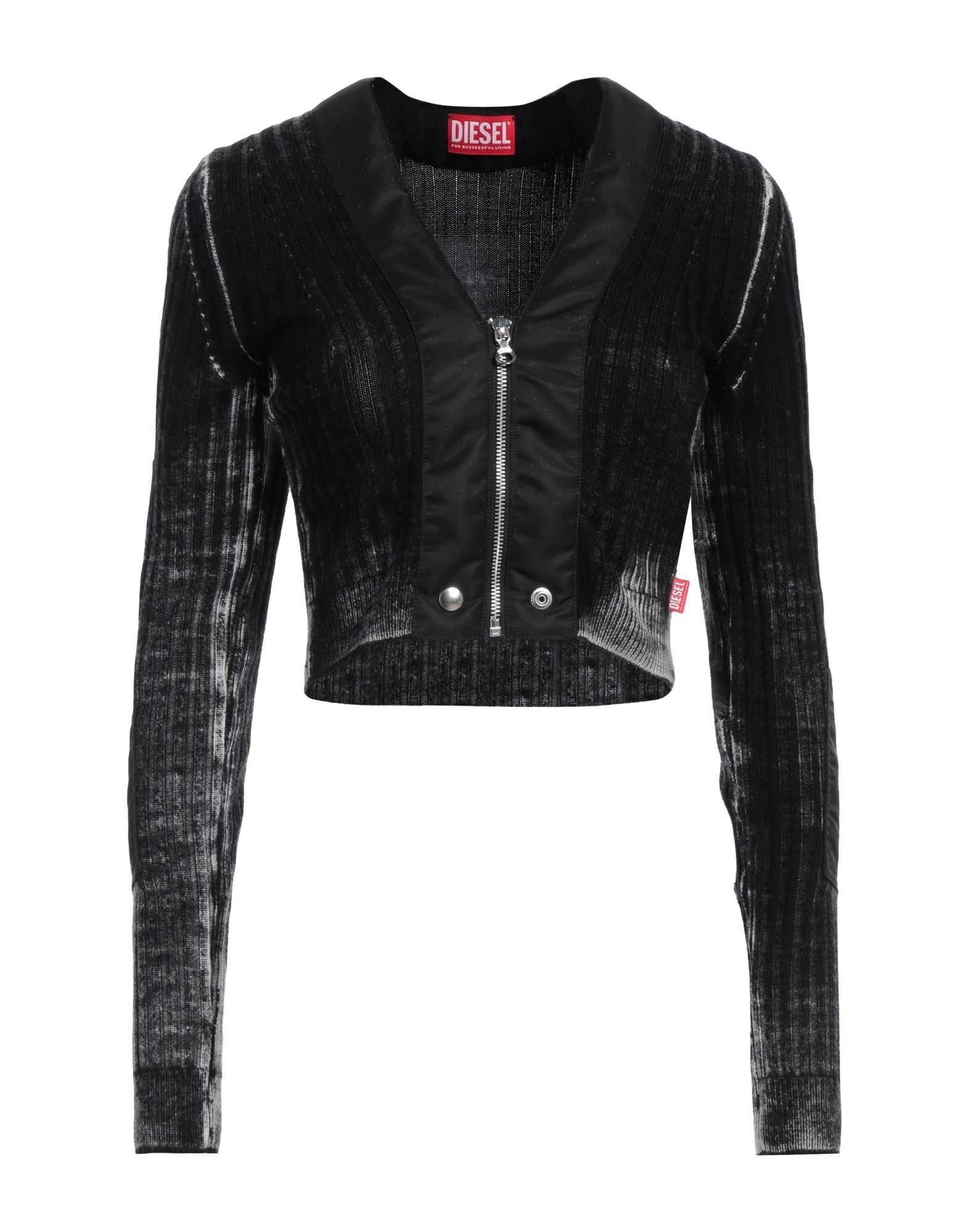 울, 테크니컬 패브릭, 라이트웨이트 니트, 멜란지, 브랜드 로고, 롱 슬리브, 지퍼 여밈, 손세탁 또는 드라이클리닝, 표백 금지, 건조기 사용불가. 이미지