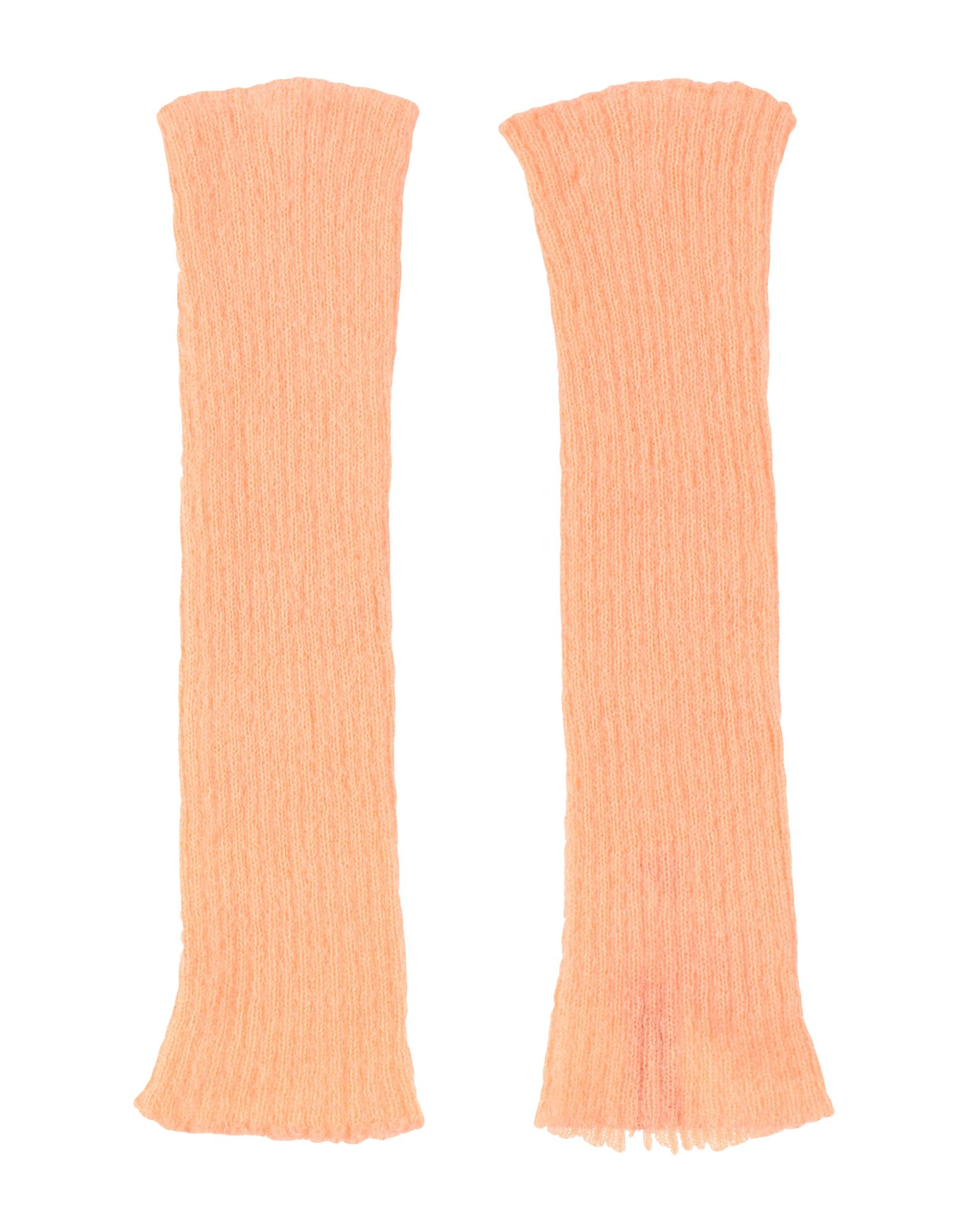 레그 워머, 니트 소재, 라이트웨이트 니트, 솔리드 컬러, 장식 부착 없음. 이미지