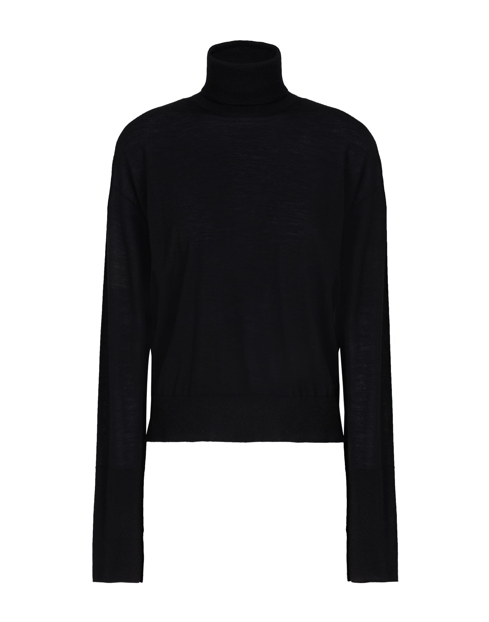 캐시미어, 라이트웨이트 니트, 장식 부착 없음, 솔리드 컬러, 터틀넥, 롱 슬리브, 드라이클리닝, 표백 금지, 건조기 사용불가. 이미지