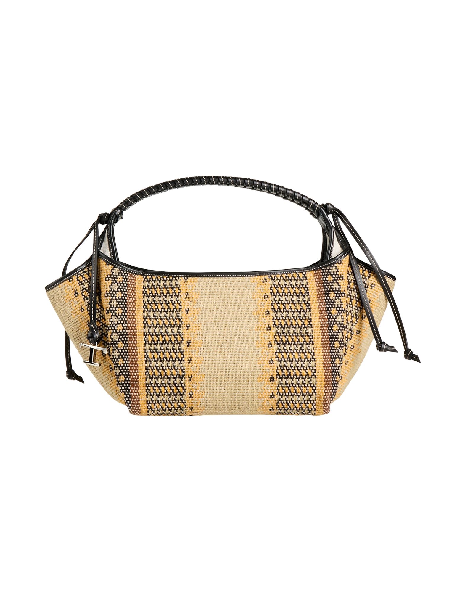 호보백, 로프, 가죽, 멀티컬러 패턴, 디자이너 택, 지퍼 여밈, 안감없음, 내부 포켓, 가죽 핸들, 스터드 장식 바닥장식 바닥2, 맥시 스타일, 동물성 비섬유 자재 함유, 바다로 떠나는 주말 여행이나 휴가를 위한 세련되고 편안한 스타일. 이미지