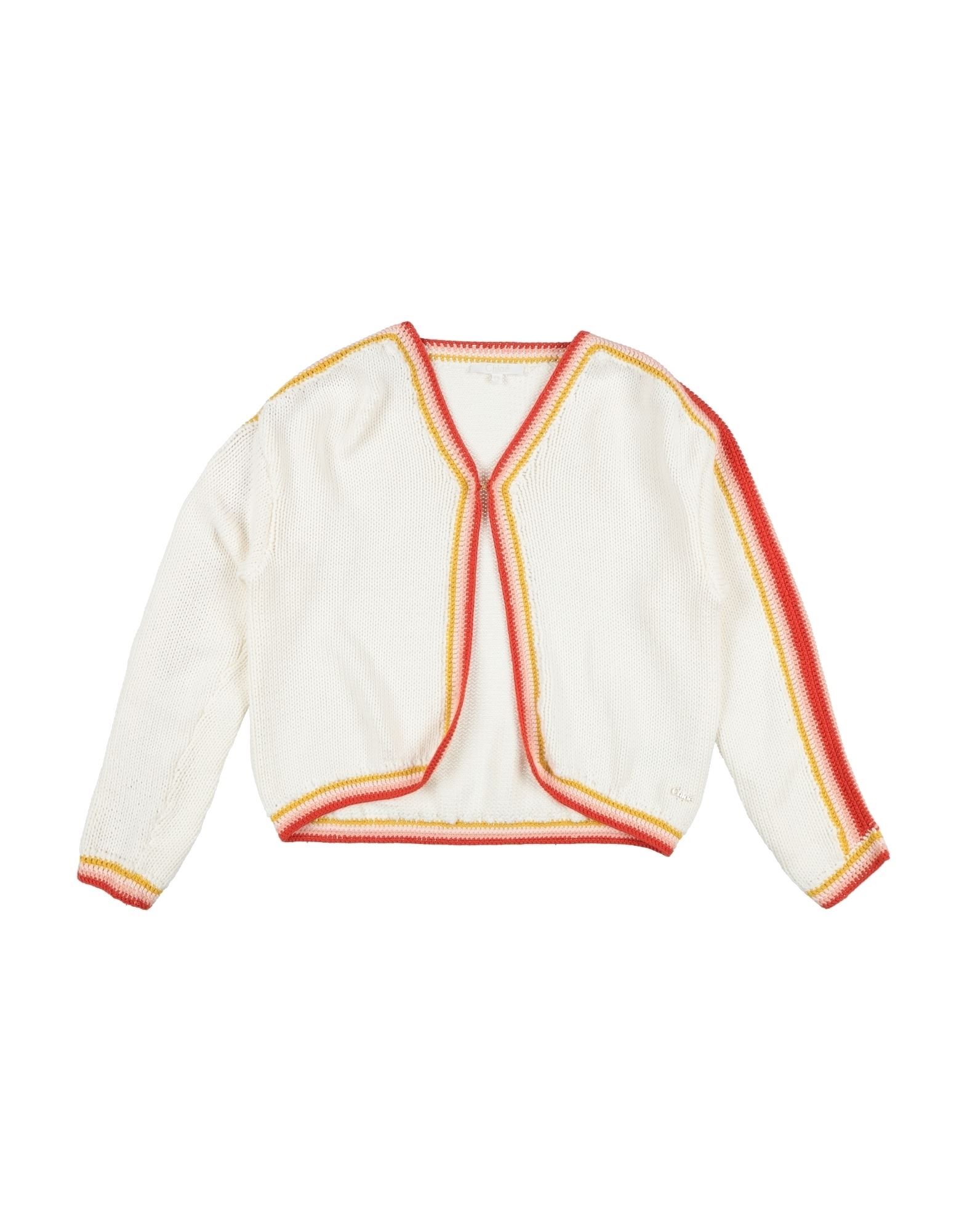 니트 소재, 라이트웨이트 니트, 멀티컬러 패턴, 브랜드 로고, 롱 슬리브, 후크 여밈, 세탁기 세탁 또는 드라이클리닝, 표백 금지, 건조기 사용불가, 이 브랜드는 사이즈가 크게 나옵니다. 이미지