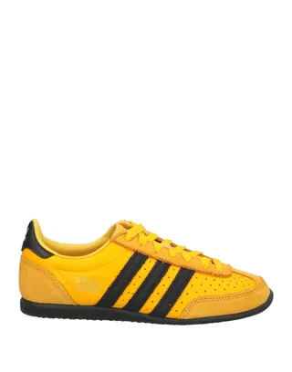 로우탑 스니커즈 & 스포츠 슈즈, adidas japan, 가죽, 솔리드 컬러, 브랜드 로고, 레이스업 여밈, 라운드 토, 내부 패브릭, 고무 밑창, 동물성 비섬유 자재 함유. 이미지