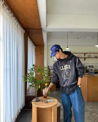 머리 안감고 꾸민척 쌉가능🧢⁠ 이미지