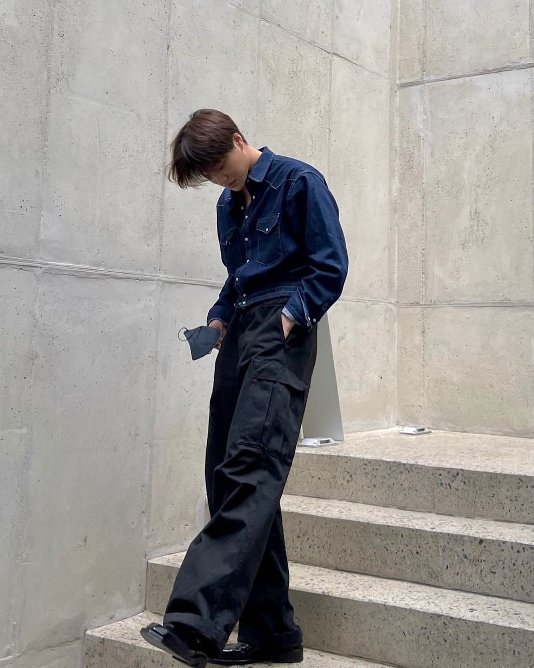 깔끔한 데님 셔츠는 요래👔⁠ 이미지2