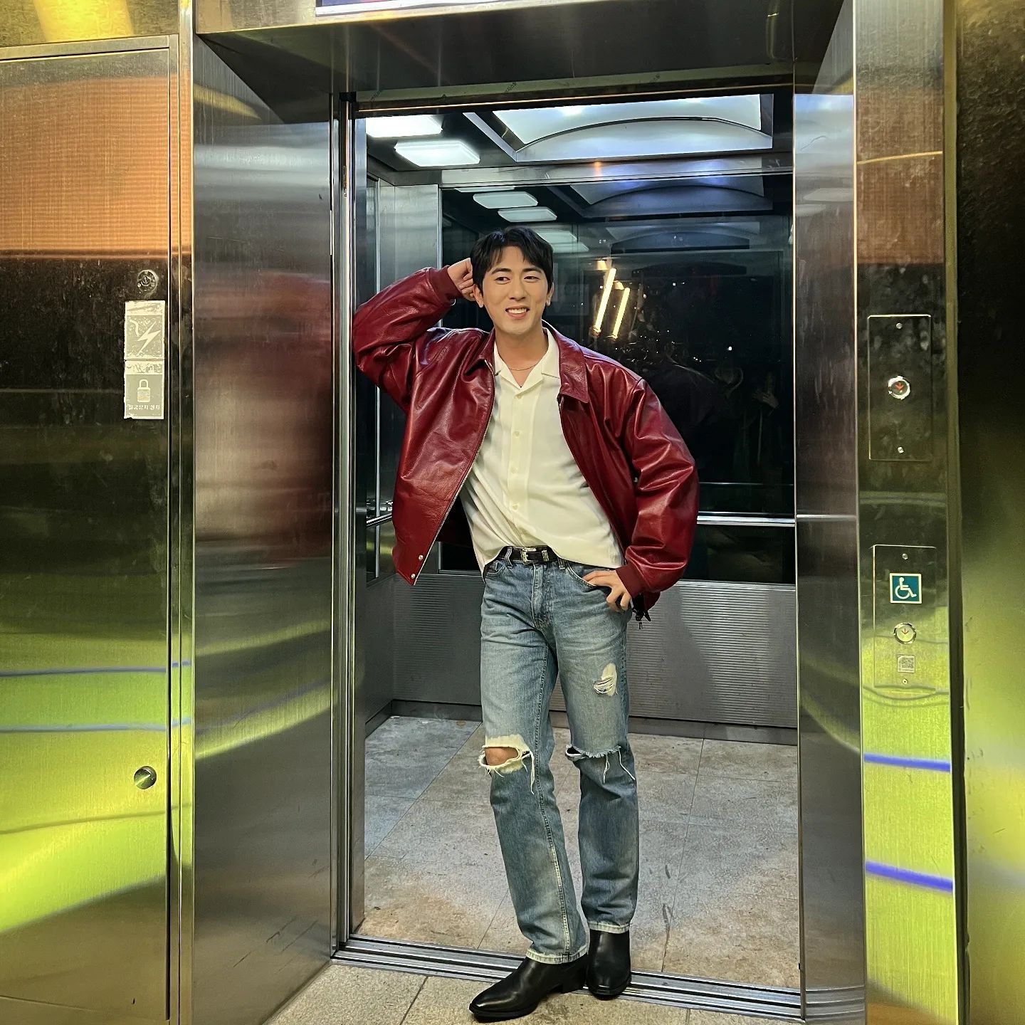 봄코디는 딱 원훈이형만큼만🌼🌺⁠ 이미지7