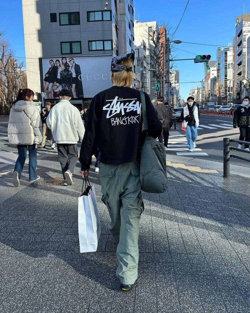코디 심심하면 두건 고🥷⁠ 이미지
