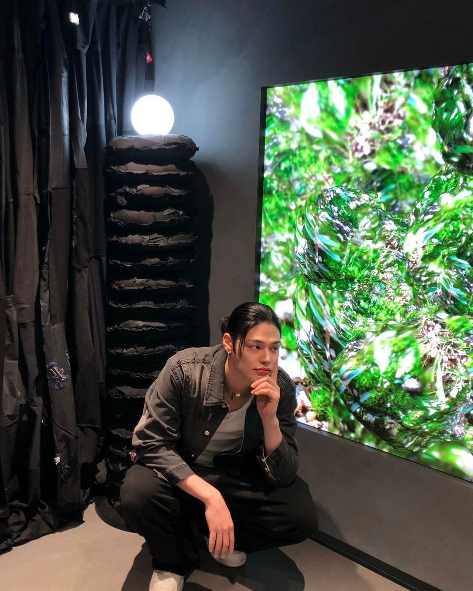 꽁지머리 완성은 얼굴🐥🔥@정혁⁠ 이미지