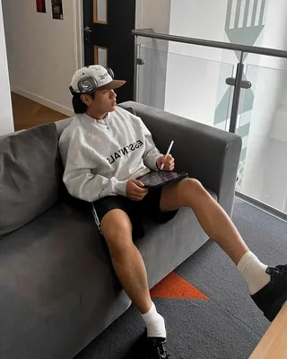 조금이라도 서늘할 때 긴팔 쇼츠🎚️ 이미지
