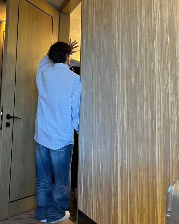 시원하게🏄‍♂️블루 스트라이프 셔츠 이미지7