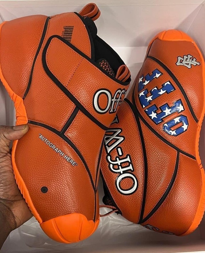 농구공에 영감 받은 오프화이트🏀 이미지