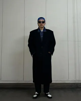 검정 코트는 길게길게😎 이미지