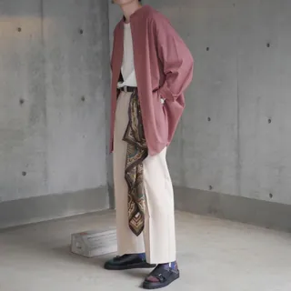 오버사이즈 셔츠 코디 참고👔 이미지