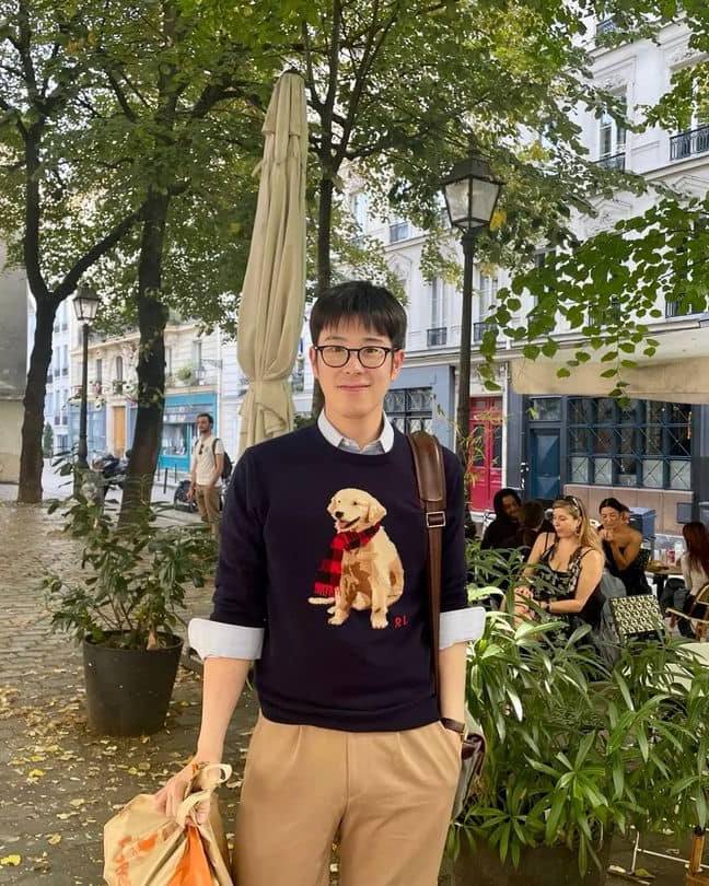 층층이 니트에 셔츠 레이어드🧶👔 이미지