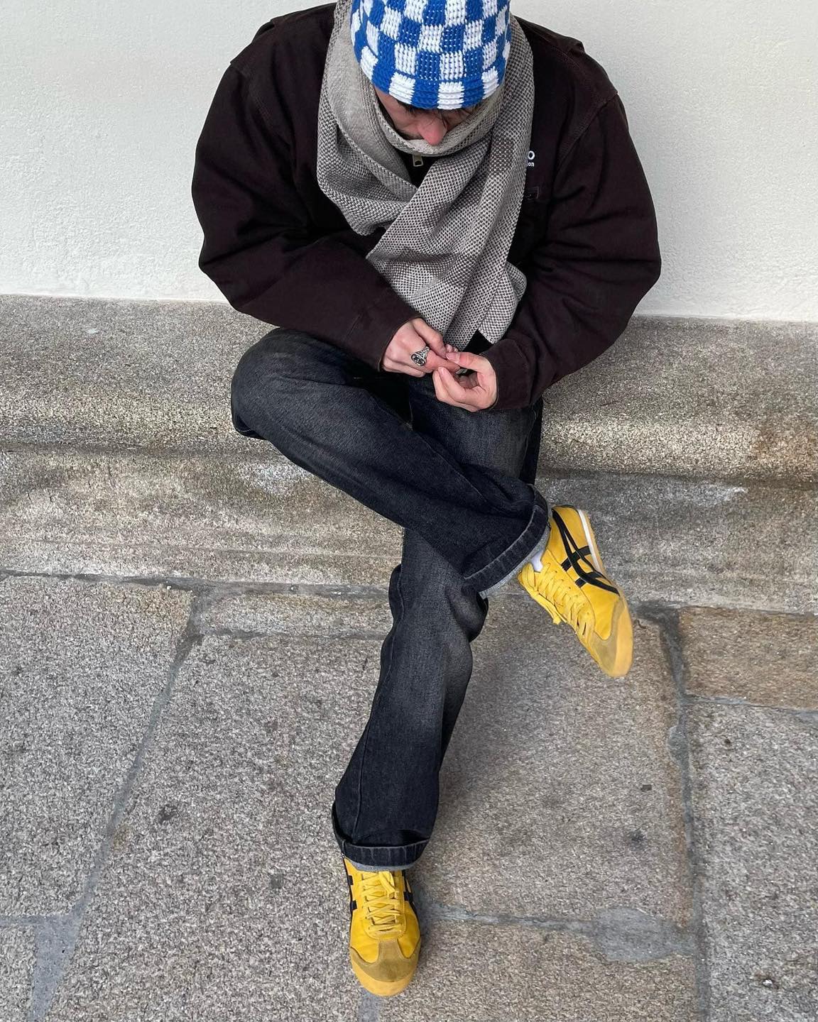 오니츠카타이거의 근본 컬러🐝 이미지