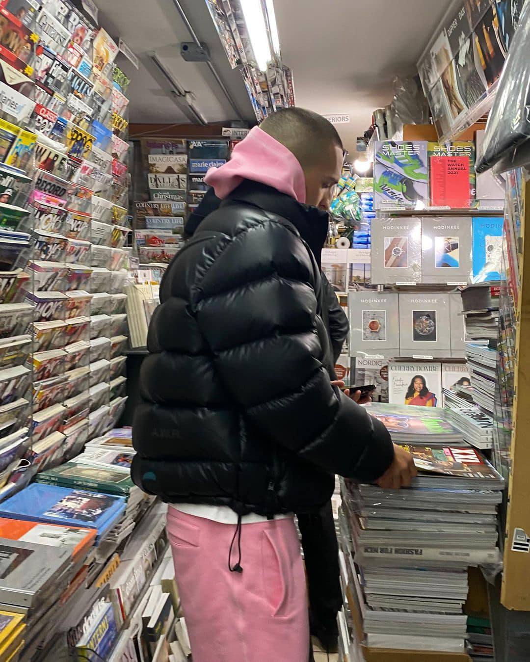 블랙 올리브 패딩 돌려입기💣🪖 이미지