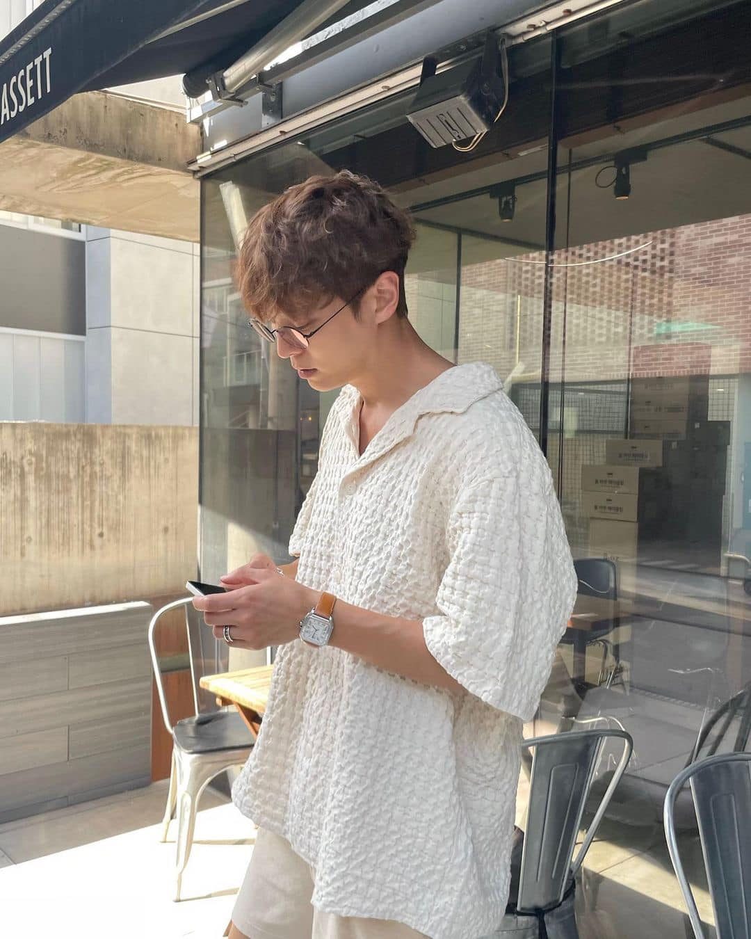 클래식한 가죽시계 차기🕰️👍 이미지