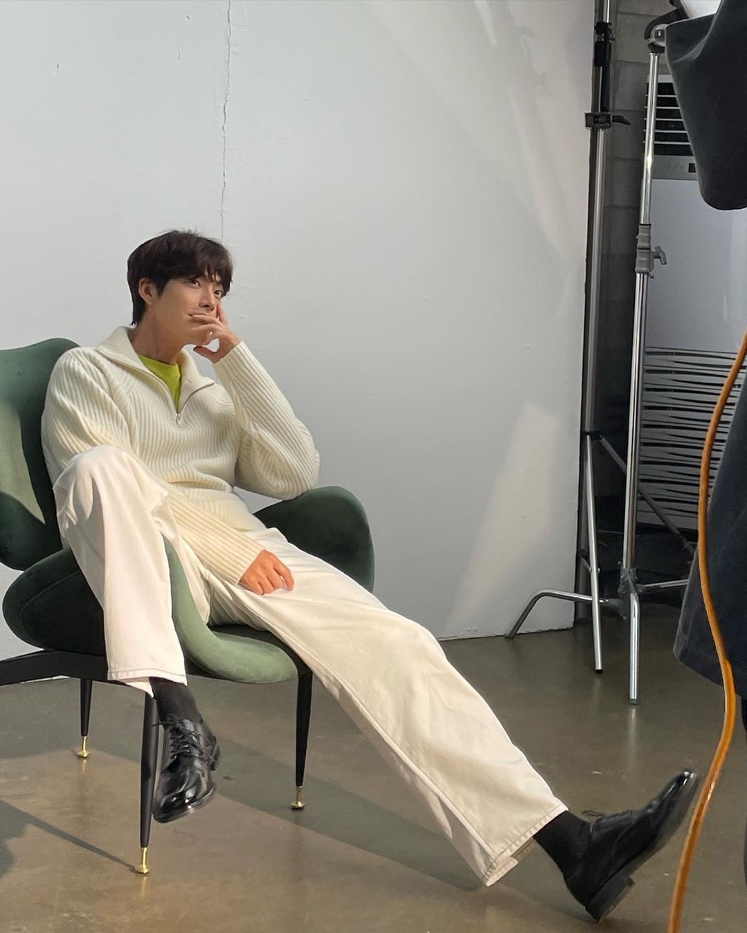 코디 용이한 니트 집업🧶​ 이미지