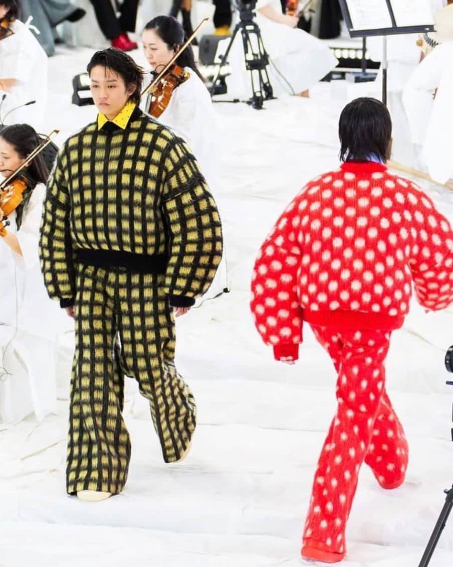 마르니 패턴에 딩윤장 실루엣🚀 이미지2