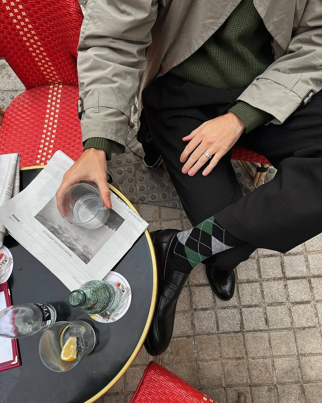 양말에 아가일 패턴 심기♦️ 이미지7