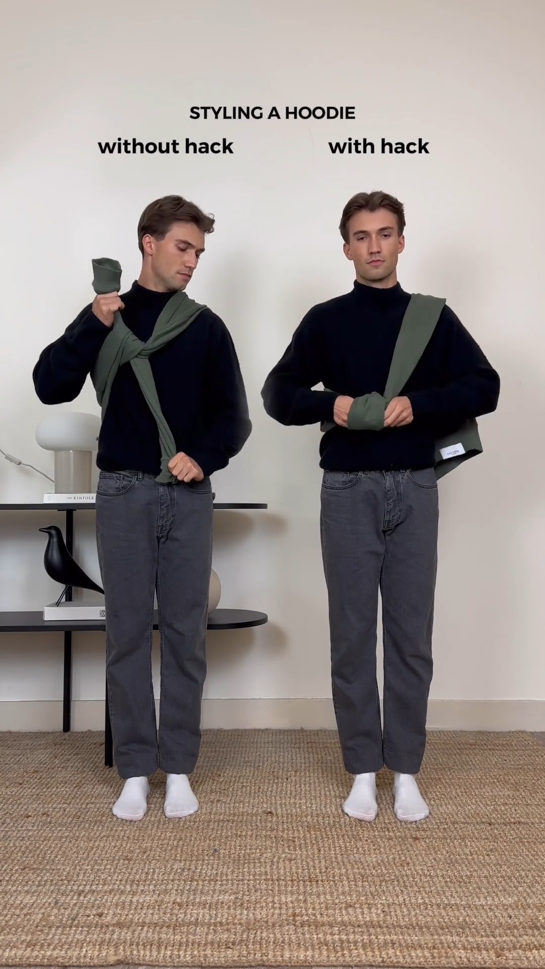 후디 간지나게 묶고 다니는 법🧕🏼🔥@저장 이미지