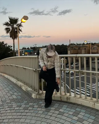 패딩에 볼캡이 겨울 교복🧢 이미지
